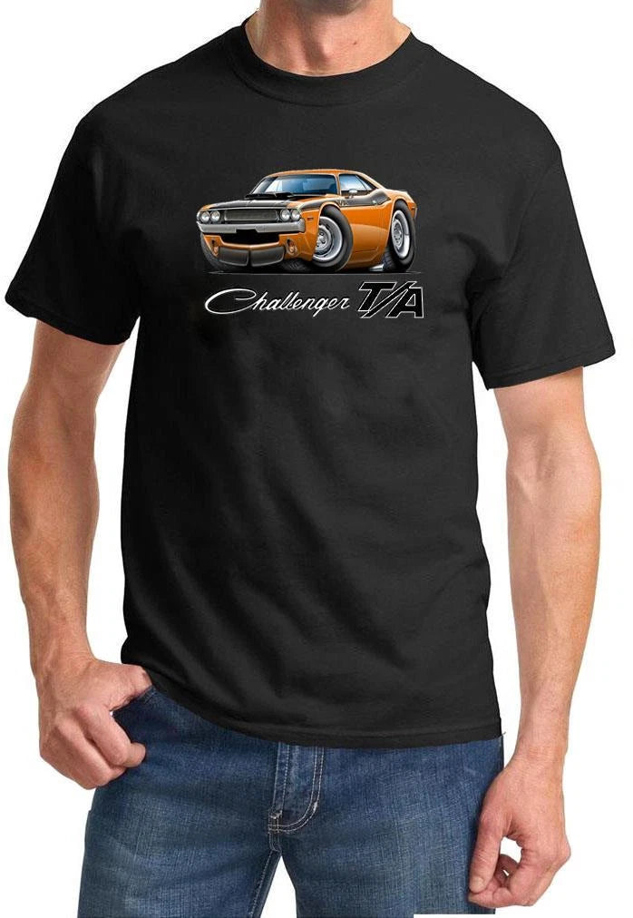 1970 Challenger TA Classic Full Color Cartoon Tshirt NEW FREE SHIPPING
