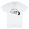 Lazy Kitty Not Today V-Neck T-shirt Kitten Cat Lovers Funny Tee