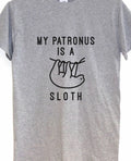 My Patronus is a Sloth Funny T shirt tee animal lazy procrastinate