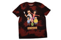 Bob's Burgers Mens Bobs Burgers Cartoon Black Red Tie Dye Shirt NWT L