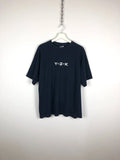 Vintage T-Shirt Basic Concept Y-2-K Oversized Dark Blue Hip-Hop Rap Tee size XL