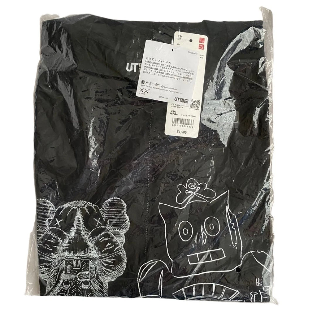 UNIQLO Cows + Warhol UT Black 4XL New Unopened Minimalist T-shirt