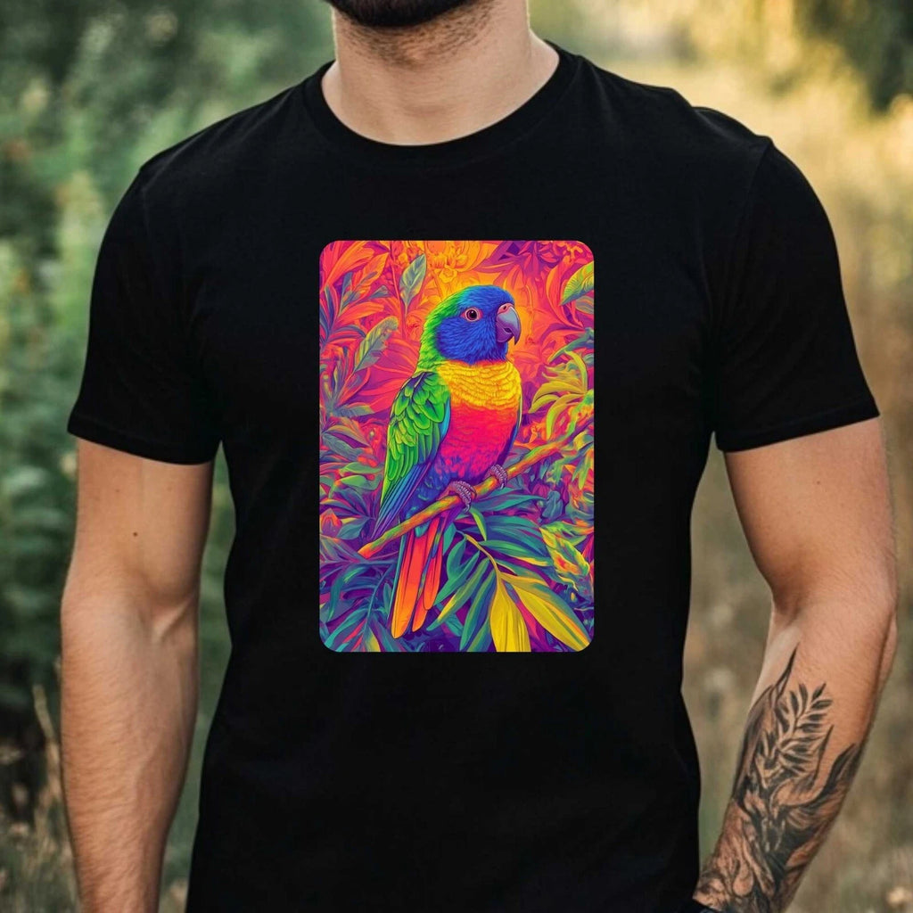 Men's Rainbow Lori Anime Style Print Cotton T-Shirt Size XS to 5XL