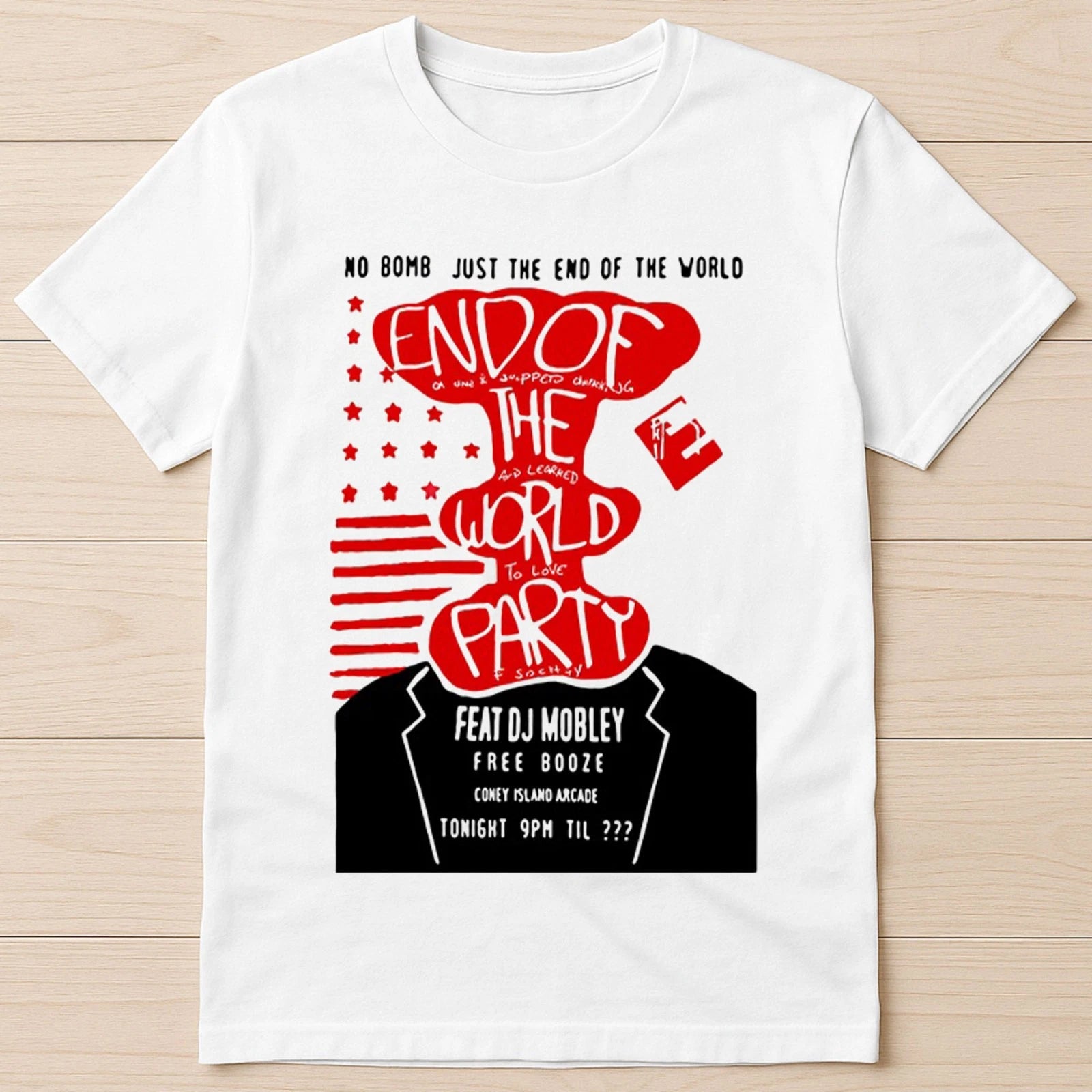 End Of The World Party Mr. Robot Fsociety Anonymous Gift Tee T Shirt 2895