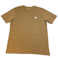 Carhartt Pocket T-Shirt Mens XL Tall Gold Original Fit Workwear Construction VTG