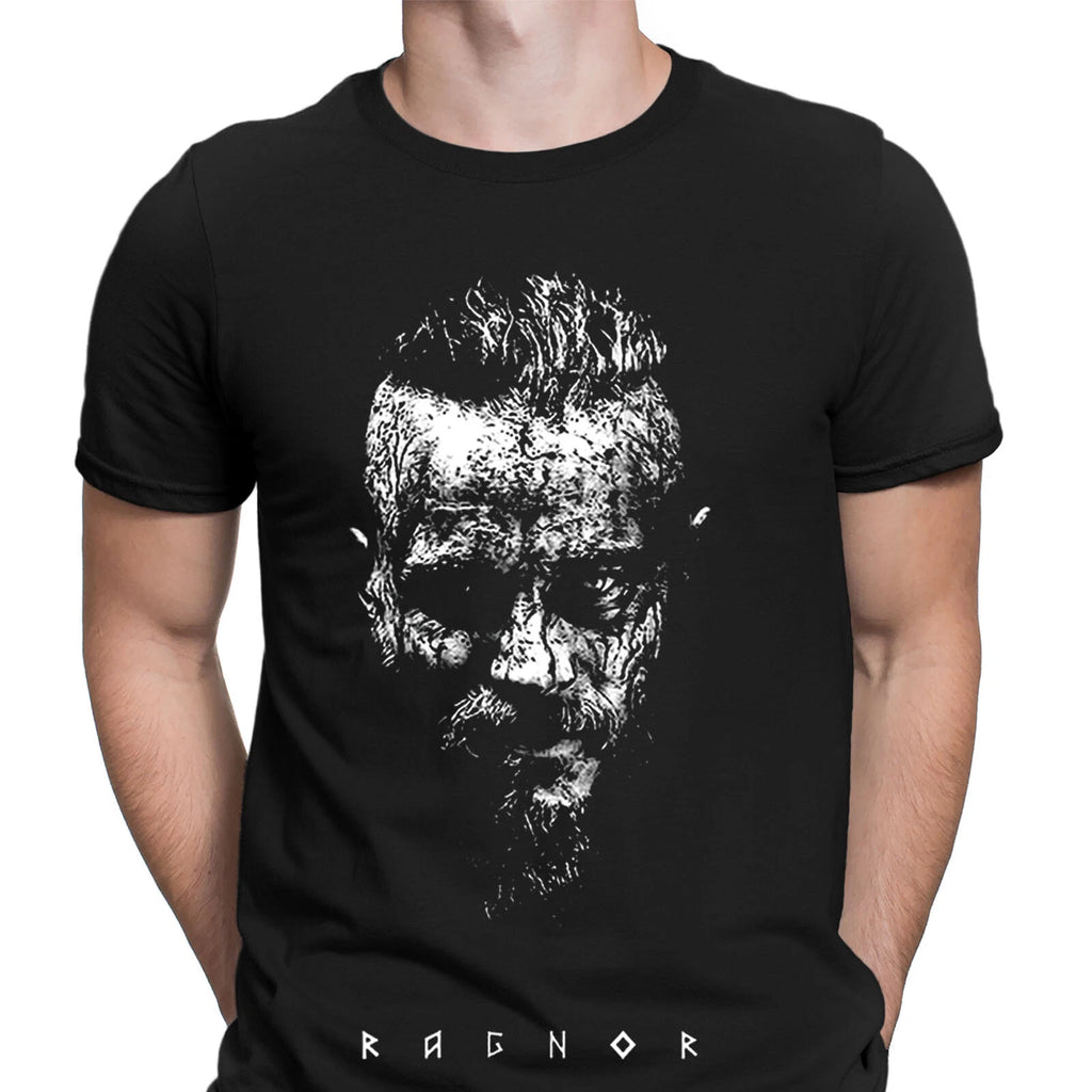 Vikings Ragnor Lothbrok Warrior Tv Show Programme Mens T-Shirts Tee Top #VED