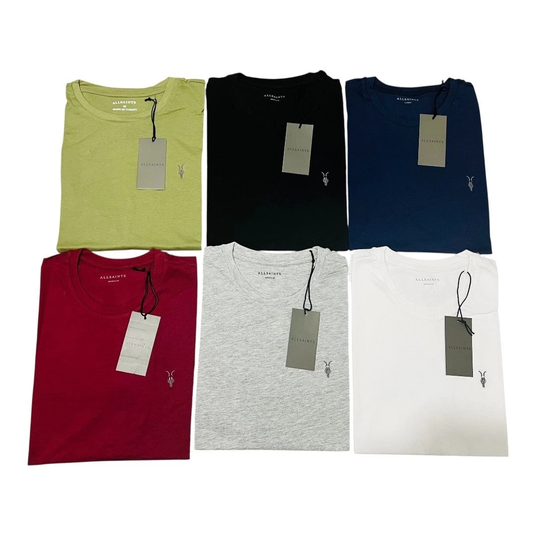 ALL SAINTS ELEGANT SHORT SLEEVE T-SHIRT FOR MENS