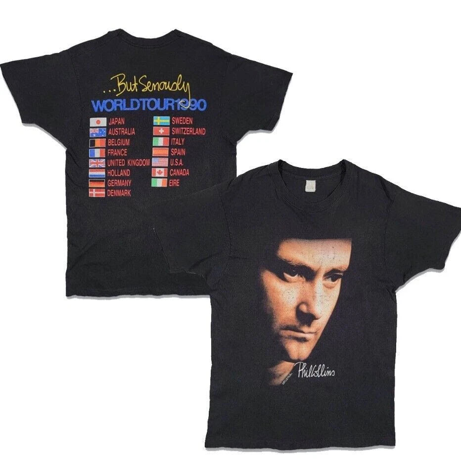 Phil Collins Vintage 90s But Seriously, Phil Collins Unisex T-shirt S-5XL N8686