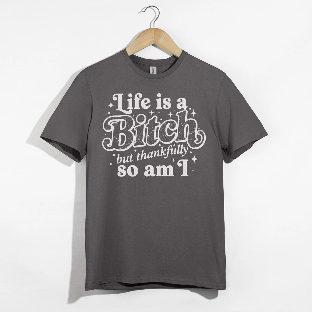 Life Is A Shirt, Funny Sarcastic Tee, Confident Sassy Attitude T-Shirt