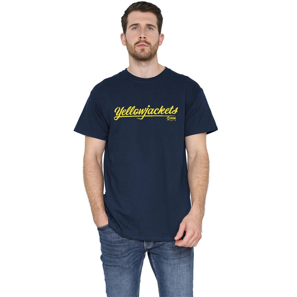 Yellowjackets Logo T-Shirt S-5XL, Navy