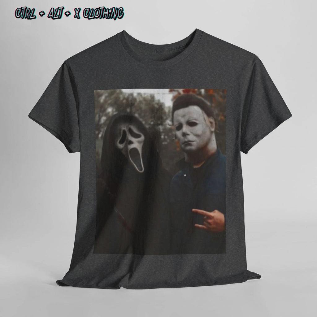 Michael Myers Shirt, ghost face Halloween Goth Punk Horror Metal Unisex Tee