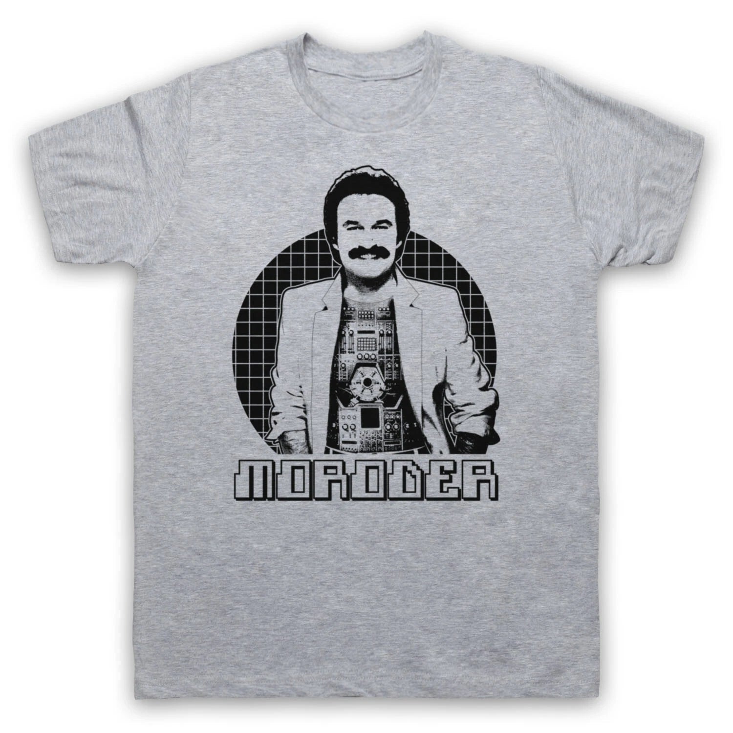GIORGIO MORODER CIRCLE DISCO SYNTHPOP LEGEND UNOFFICIAL MENS & WOMENS T-SHIRT