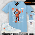Tee Shirt Matching V.A.A. AJ 1 High Alaska To Match Sneaker MJ Goat T-Shirt