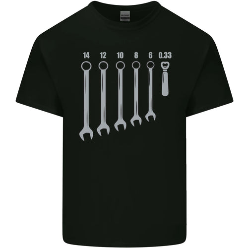Beer Spanners Funny Mechanic Alcohol DIY Mens Cotton T-Shirt Tee Top