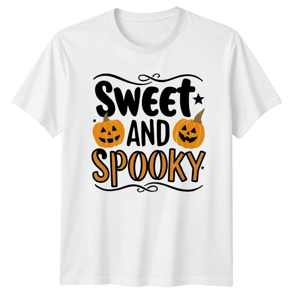 Sweet And Spooky T-Shirt Cute Halloween Gift For Him And Her