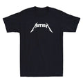 Autism Skeleton Meme Metal Rock Funny Parody Vintage Men's Short Sleeve T-Shirt