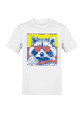 Cool Raccoon Pop Art Men's T-shirt