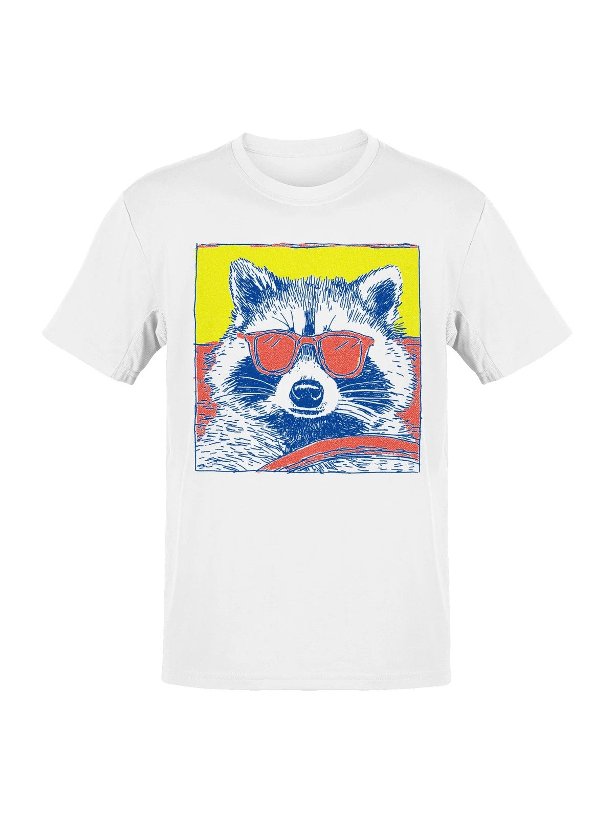 Cool Raccoon Pop Art Men's T-shirt
