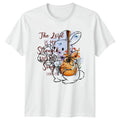 Cute Bunny With Tulips T-Shirt Rabbit Floral Animal Easter Gift For Him And Her