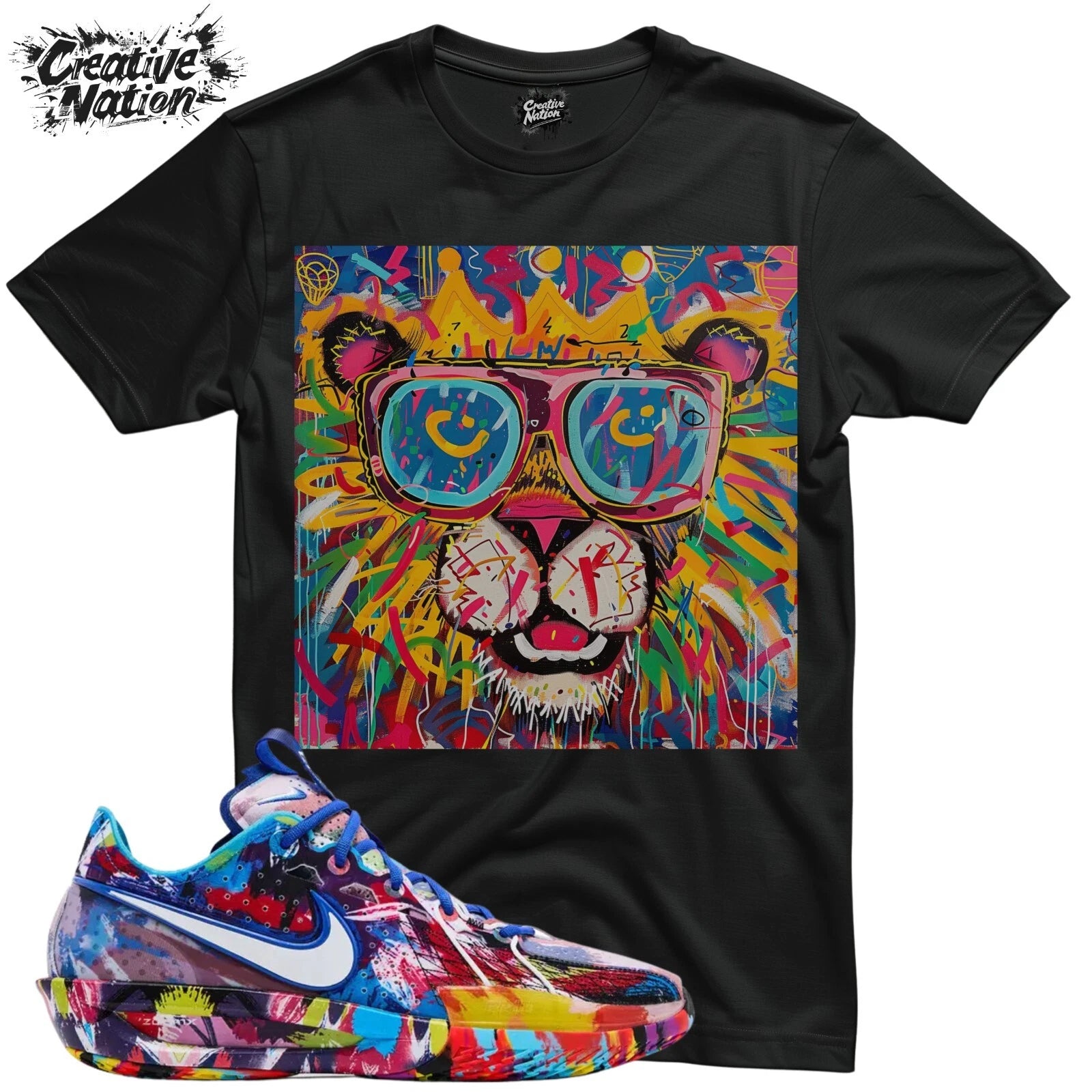 Shirt To Match Air Zoom GT Cut 3 Jewell Loyd Paint Unisex Tee Lion Shirt