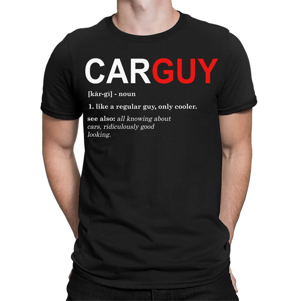 Car Guy Definition Funny Garage Mechanic Auto Repair Mens T-Shirts Top #TA-89