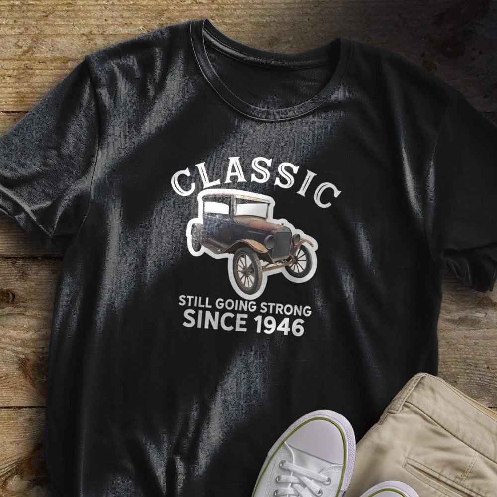 80th Birthday Gift T Shirt Present Idea for Men Age 80 Years Old Classic Tshirt