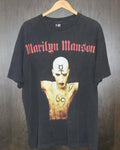 Marilyn Manson T-Shirts Graphic Print Goth Tees Cotton Unisex