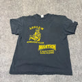 Vintage 00S Y2K Gildan Mens T-Shirt Size XL Black Asylum Athletic Club