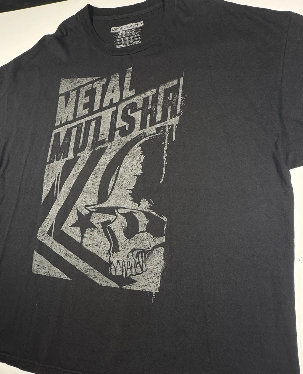 Metal Mulisha T-Shirt Mens 3XL Black Skull Y2K Motocross