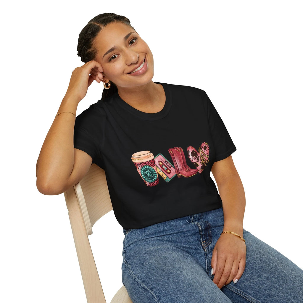 Xoxo - Coffee Lover Tee - Iced Coffee valentine's day Unisex Softstyle T-Shirt