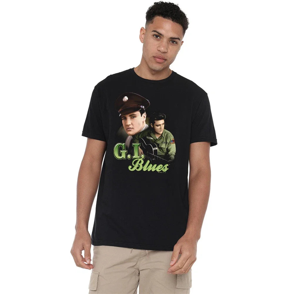 G I Blues Unisex T-Shirt S-5XL, Black