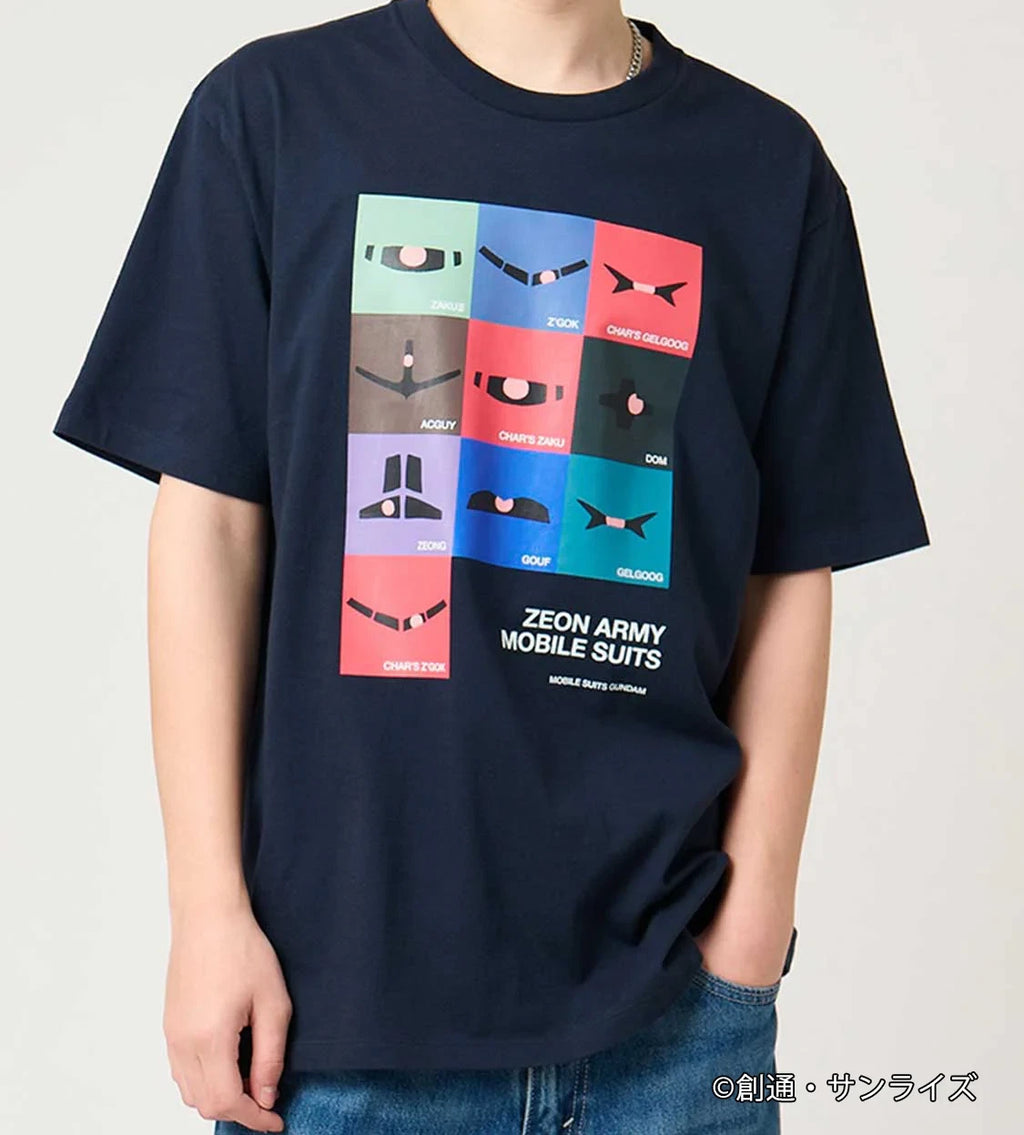 STRICT-G Gundam series x ZEON ARMY MOBILE SUITS Cotton T-shirt short sleeve New