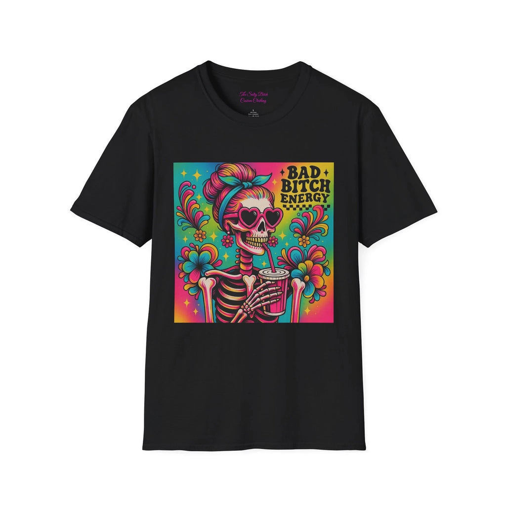 Colorful Bad Bitch Energy T-Shirt, Trendy Graphic Tee, Casual Wear, Unique [...]