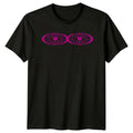 Double Heart Globe T-Shirt Y2K Aesthetic Streetwear Gift For Him And Her