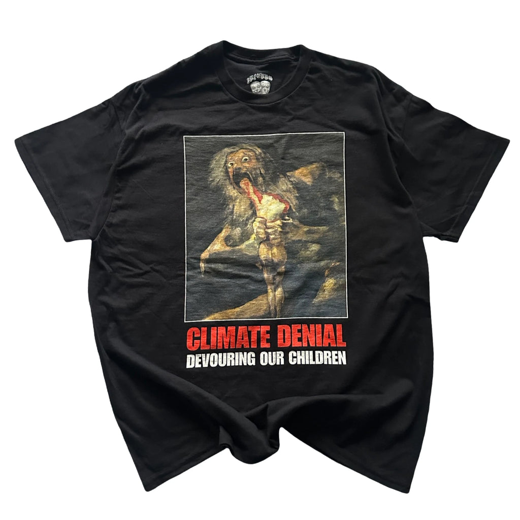 Saturn Devouring His Son Protest Shirt Dark Occult Goth Grunge Alternative Tee