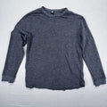 H&M Long Sleeve Shirt Mens Large Gray Lightweight Crewneck Knit