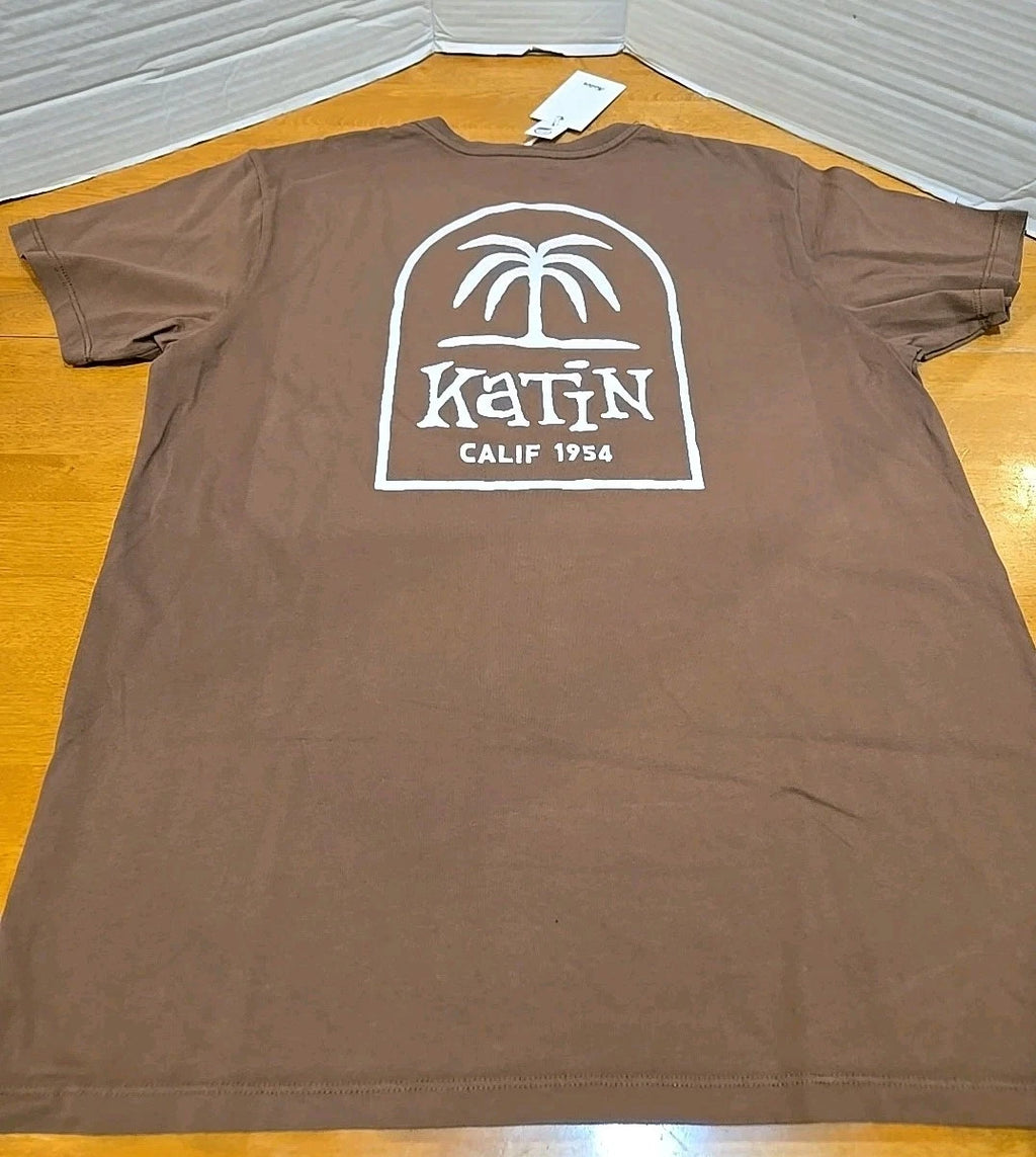 Katin 100% Organic Cotton Double Sided Men's M T-shirt NWT Surf Beach OG
