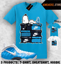 Shirt To Match Foamposite Pro University Blue Sneaker Matching Sneakerhead S Dog