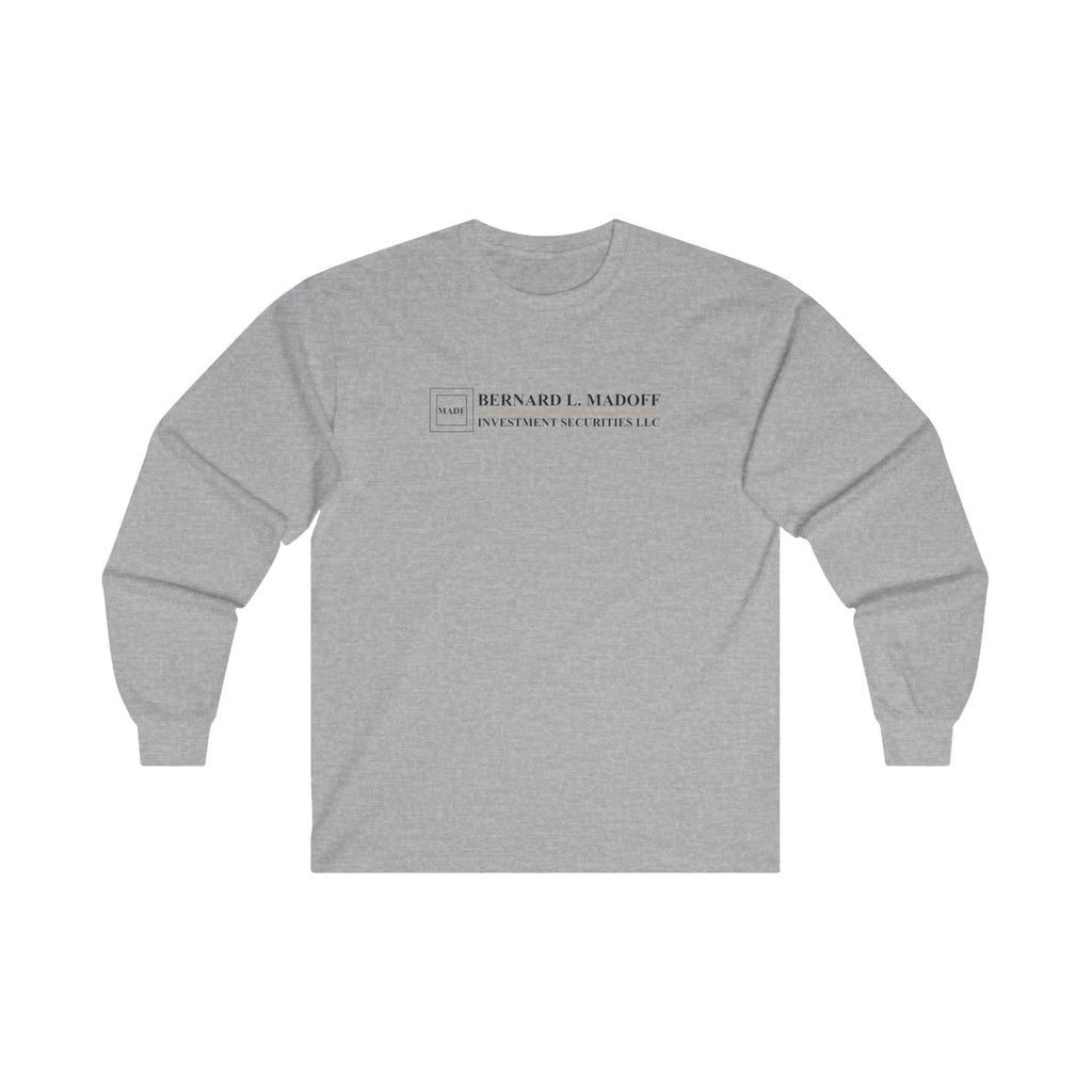 Bernard L. Madoff Investment Securities Cotton Long Sleeve Tee, Bernie Madoff