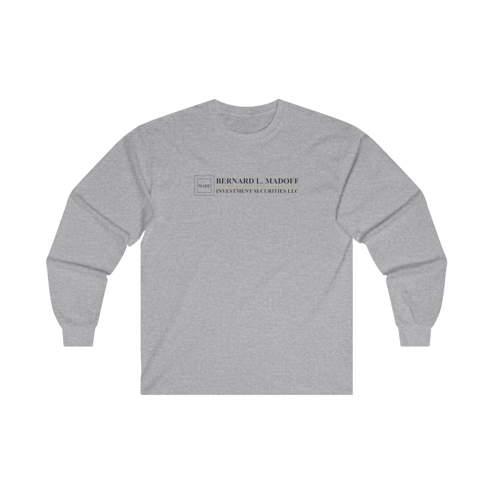 Bernard L. Madoff Investment Securities Cotton Long Sleeve Tee, Bernie Madoff