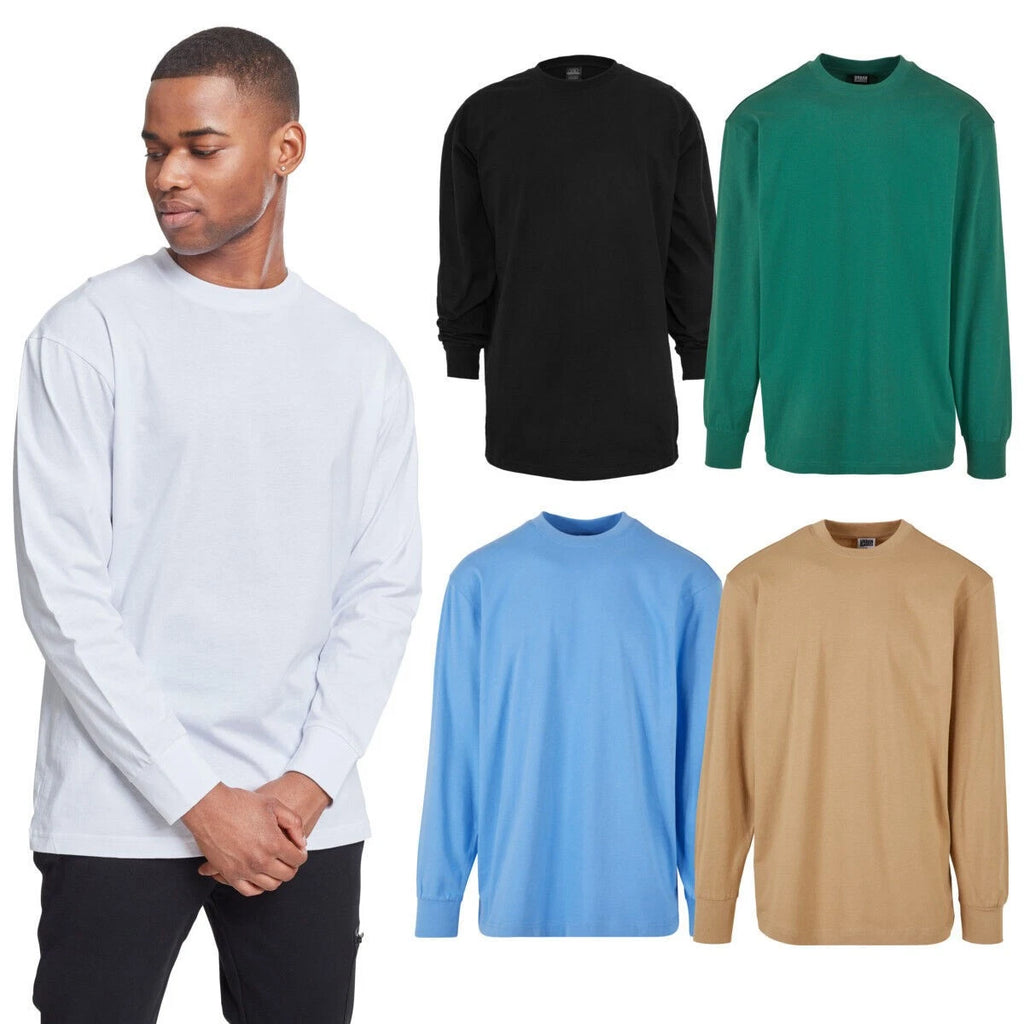 Urban Classics Tall Tee L/S T-Shirt Top Oversize Relaxed S -6XL Basic