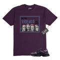 9060 Plum Brown Ice Wine Dark Arctic Grey T Shirt to Match PREZ