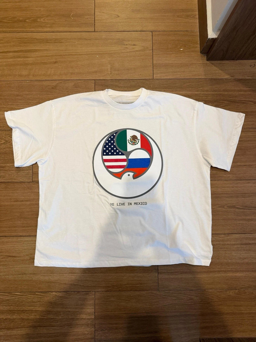 Kanye West Mexico City 01.31 Merch T Shirt SZ 1 TS-07 New Ready To Ship White