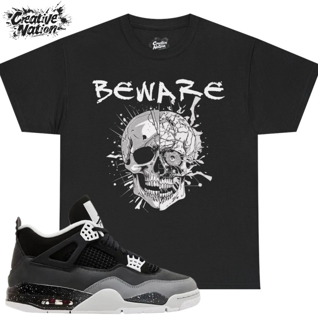 Shirt To Match 4 Fear Unisex Tee Sneaker Shirt Skull Shirt