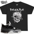 Shirt To Match 4 Fear Unisex Tee Sneaker Shirt Skull Shirt