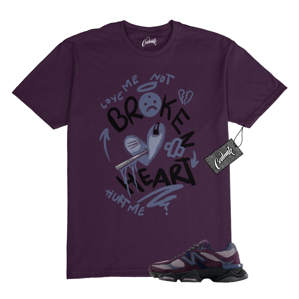 9060 Plum Brown Ice Wine Dark Arctic Grey T Shirt to Match BROKEN