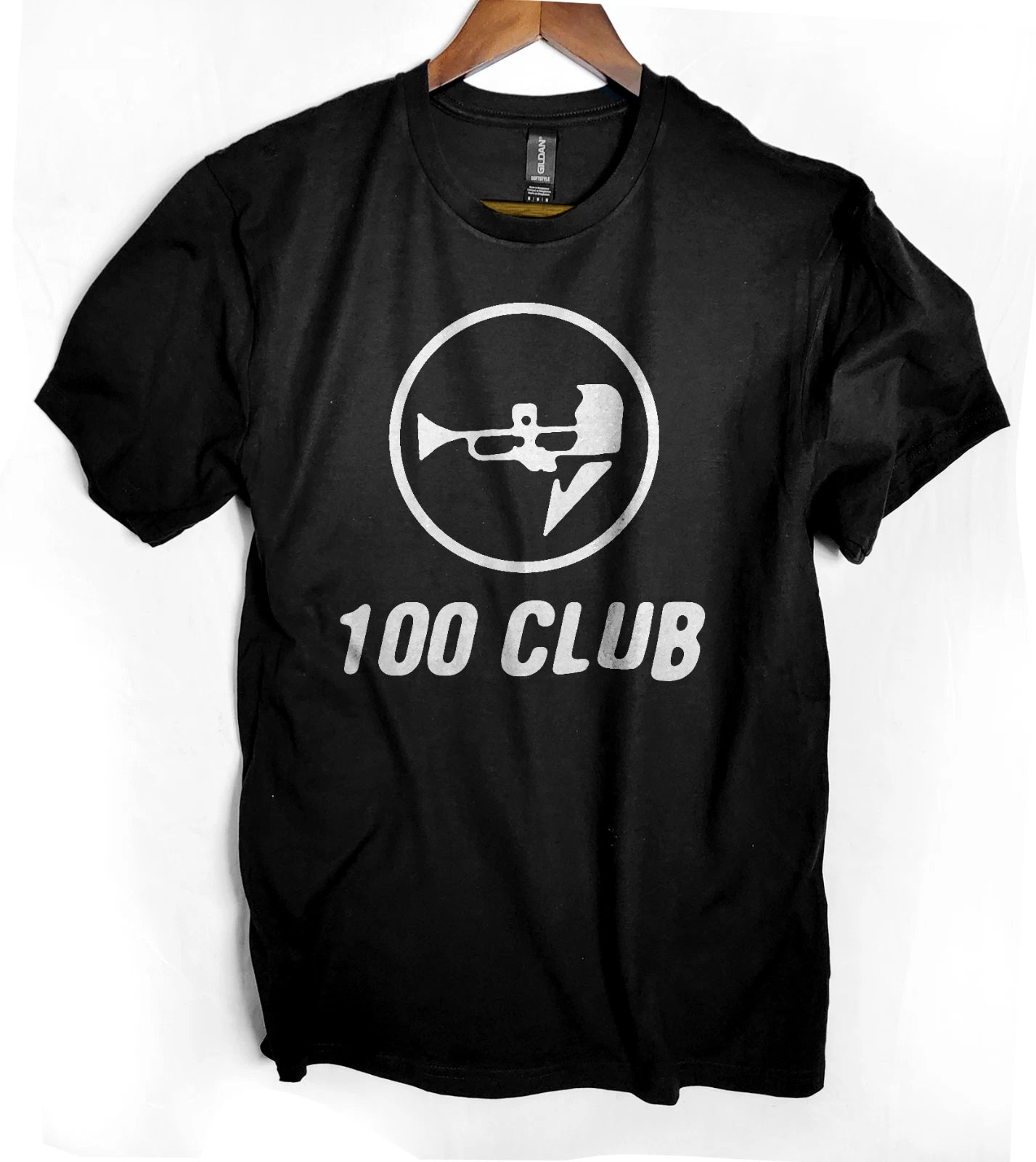 the 100 Club punk hardcore club post punk    Unisex Softstyle T-Shirt