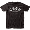 CBGB distressed logo t-shirt, classic punk club tee, black unisex mens shirt