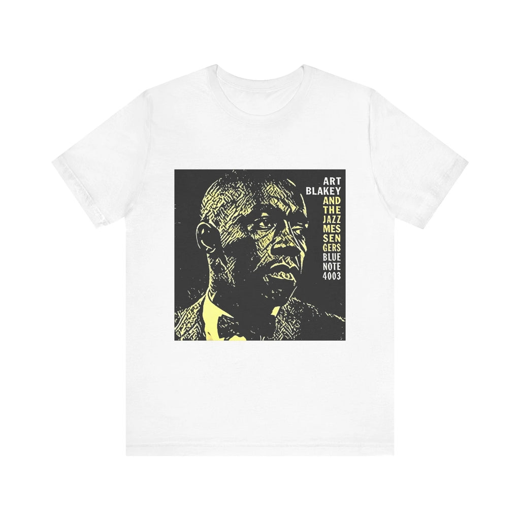 Art Blakey Graphic Print Jazz Art Crew Neck Unisex Jersey Short Sleeve Tee Shirt