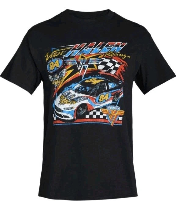 Official Van Halen T Shirt Black Nascar Mens Unisex Vintage Metal Tee New Medium